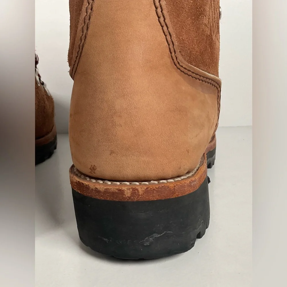 Vintage Milo Mountaineering Boots | USA Made | Rough Out | Men’s 9.5 M